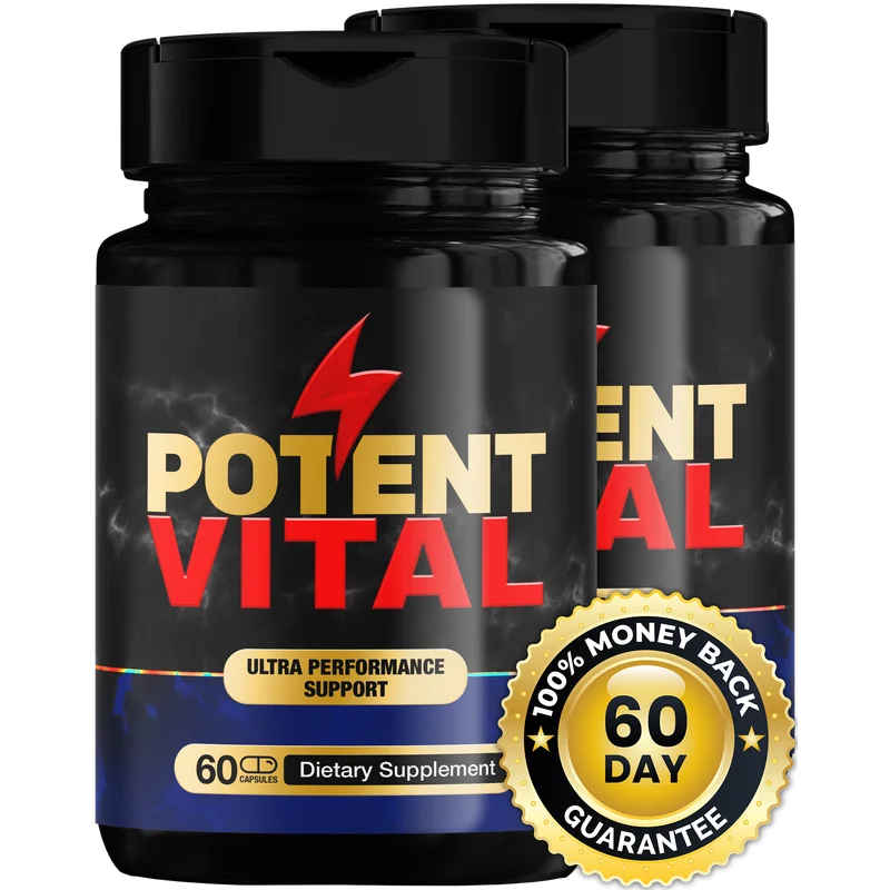 PotentVital Men's Wellness Health — 2 Bottle / 60 Day Pack