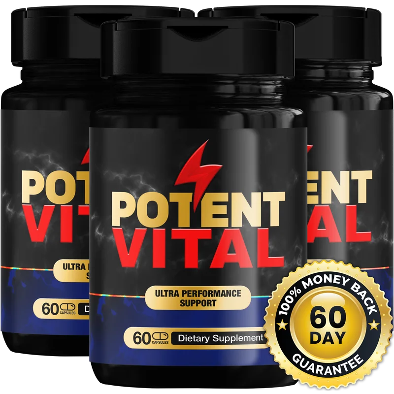 PotentVital Men's Wellness Health — 3 Bottle / 90 Day Pack