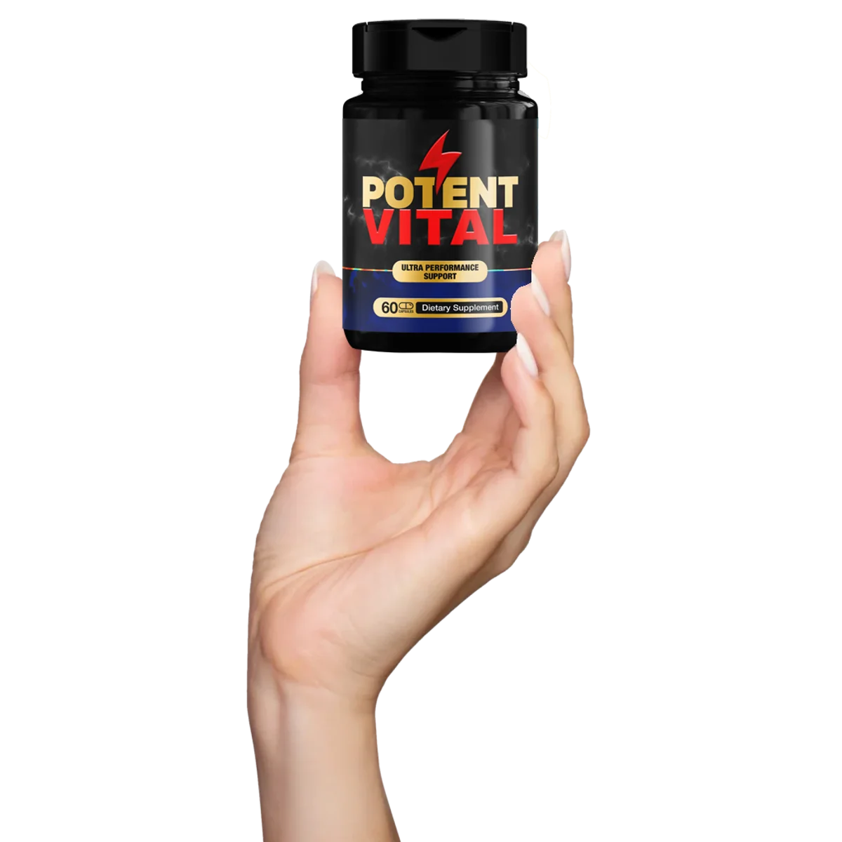 PotentVital Men's Wellness Health — Front Label